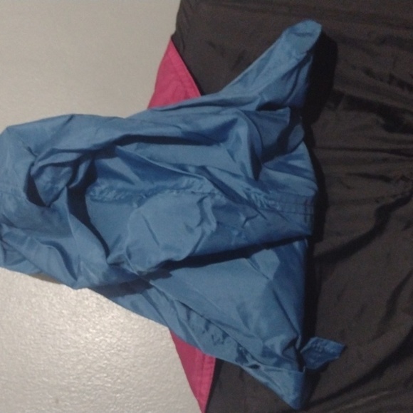 Vintage Reebok Windbreaker Jacket size small Blue Black Retro 80s 90s Athletic - Picture 4 of 12